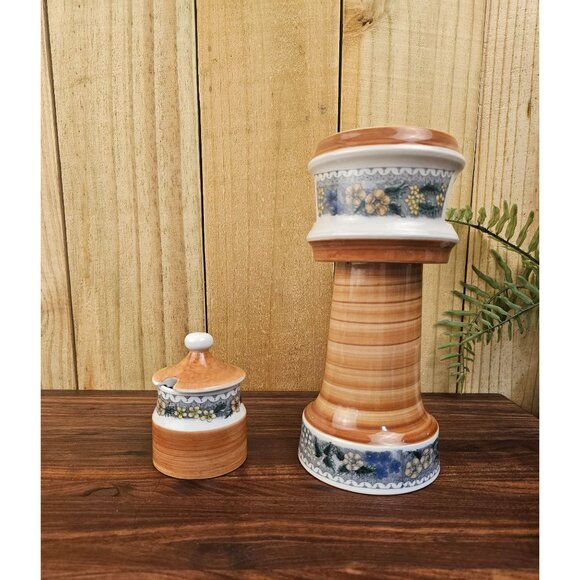 Vintage Goebel Burgund Serving Set - Picture 13 of 16